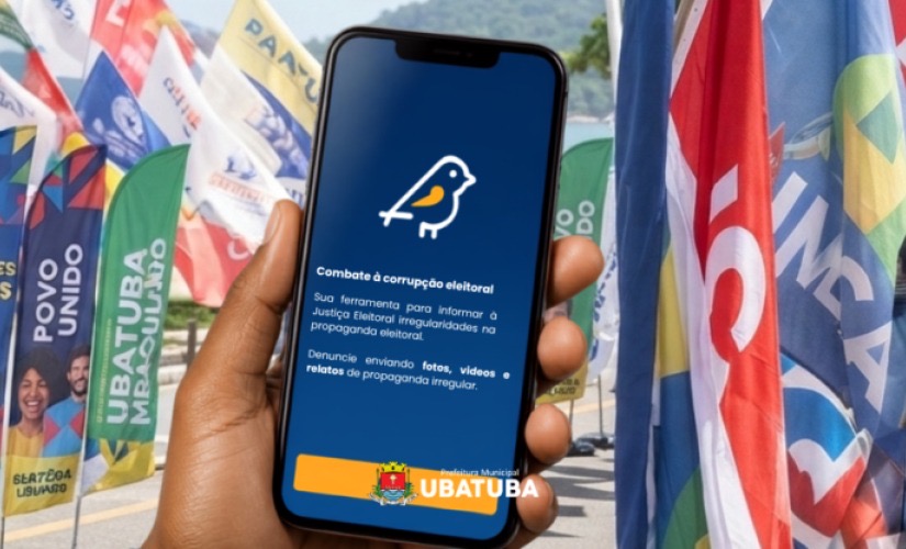 Ubatuba orienta como denunciar propaganda eleitoral irregular em vias públicas