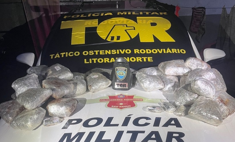 TOR apreende 16 kg de drogas em veículo vindo do Mato Grosso do Sul; prejuízo ao crime organizado é estimado em R$ 1,6 milhão