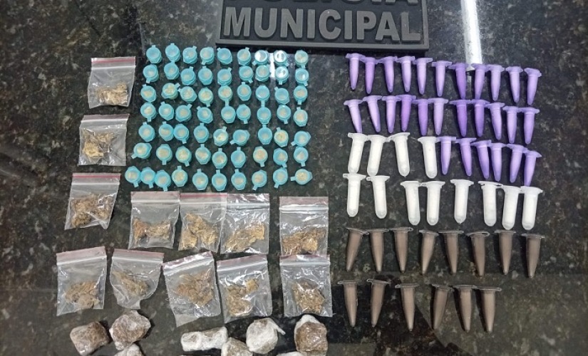 GCM prende homem com 140 porções de drogas após tentativa de fuga em Cambury, São Sebastião