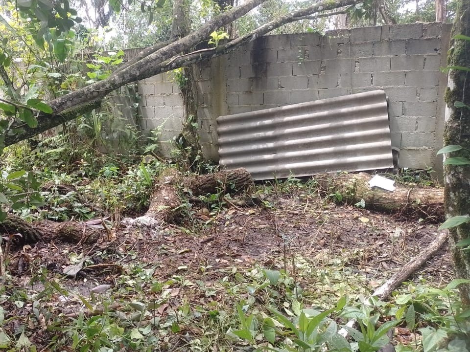Fiscalização flagra invasão de área pública, apreende materiais de construção e leva duas pessoas à delegacia em São Sebastião